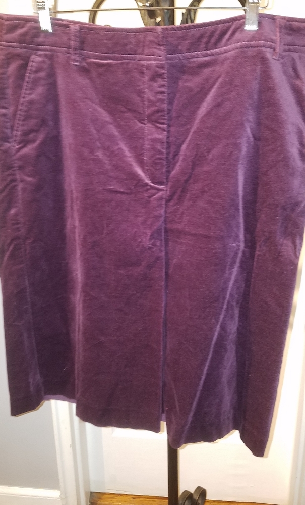 Talbots Velvet Skirt